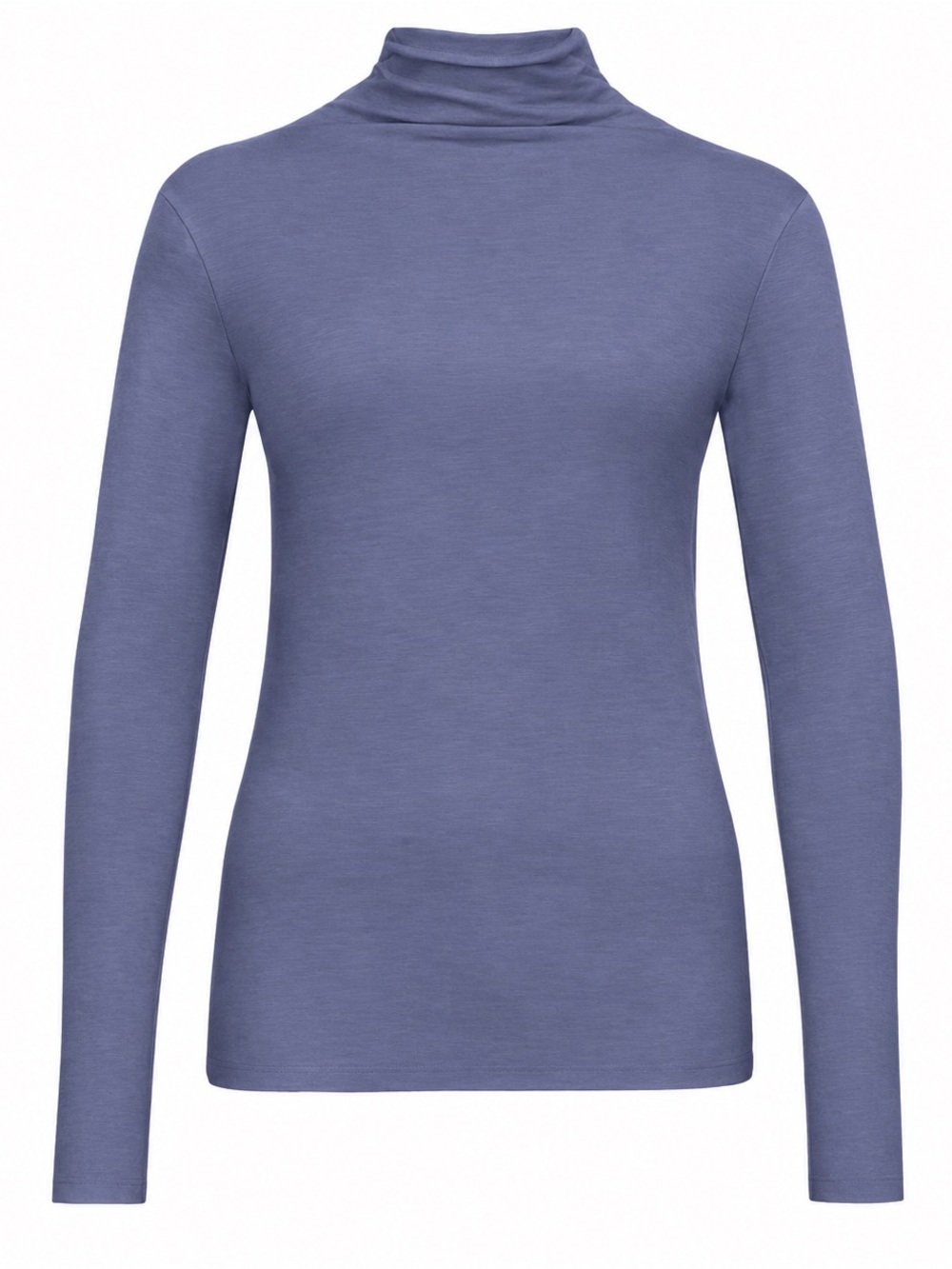 Fil noir camiceria ANABELLA LONG-SLEEVED T-SHIRT blue grey  XS Mock Neck